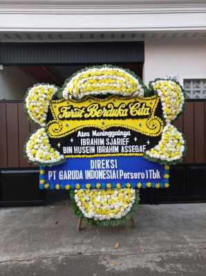 Papan Bunga Duka di Laing